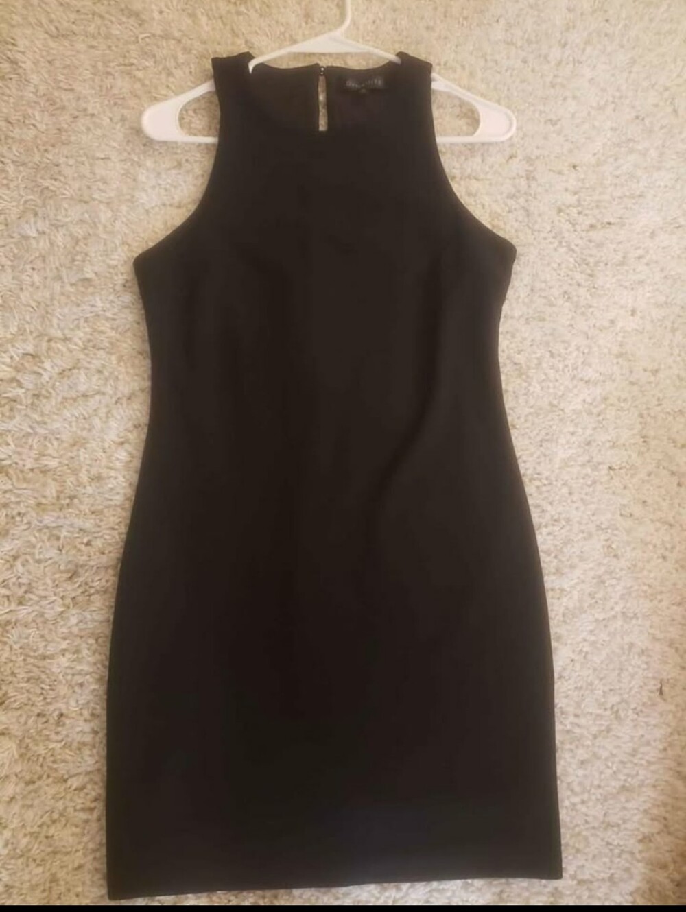 Dynamite Black Sleeveless Mini Sheath Dress